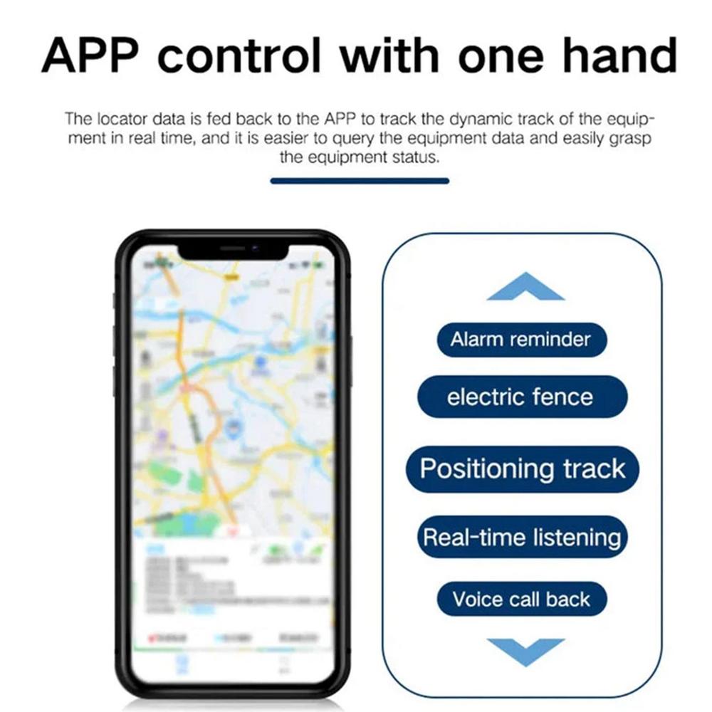 Mini GPS Tracker Strong Magnetic Mount Car Motorcycle Truck Trackers Vehicle Realtime Tracking Locator Anti-lost GPS Tracker