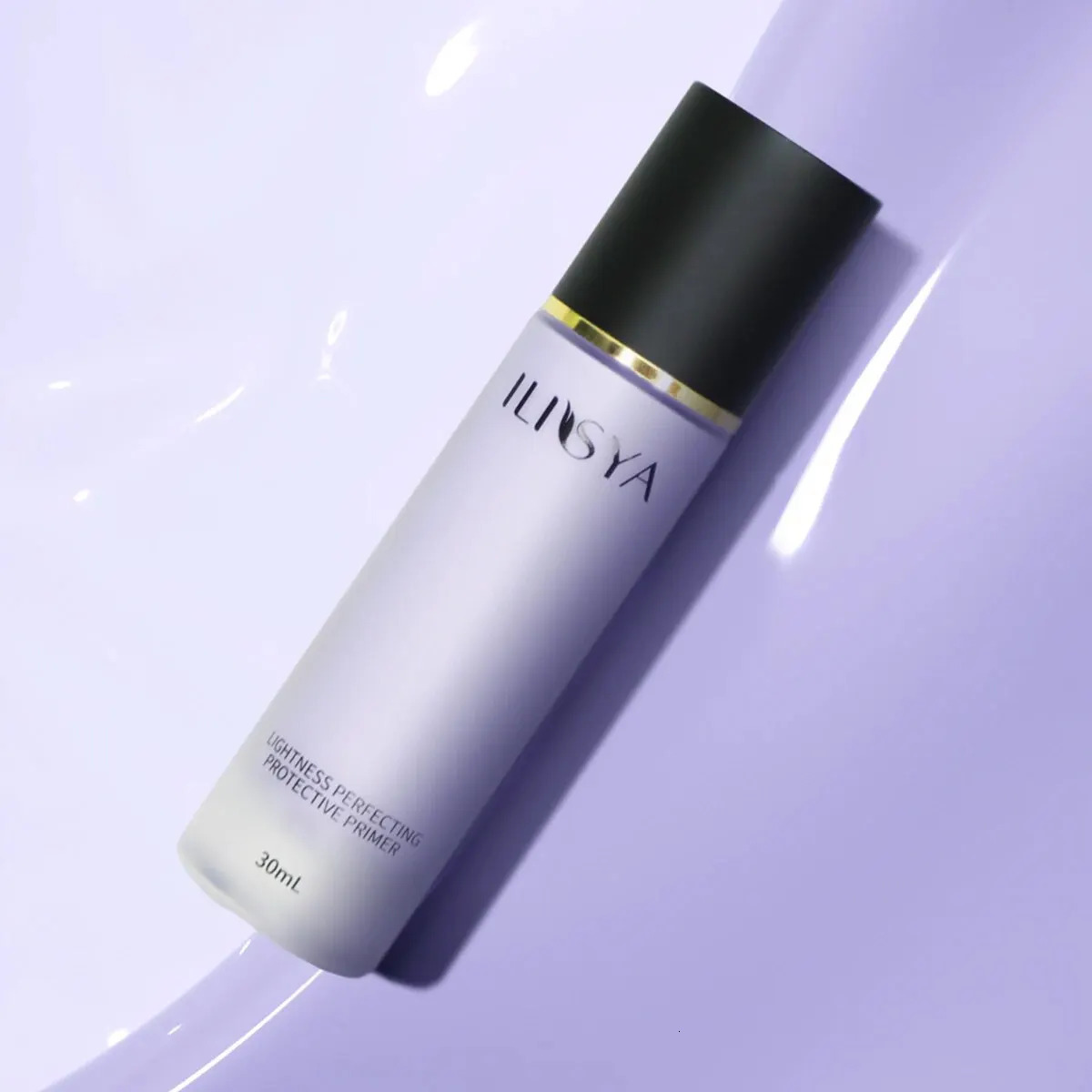 Ilisya Purple Liquid Foundation Face Makeup Cream Cosmetics Lavender LIquid Base Concealer Hydrating Pore Minimizer 30ml 240627