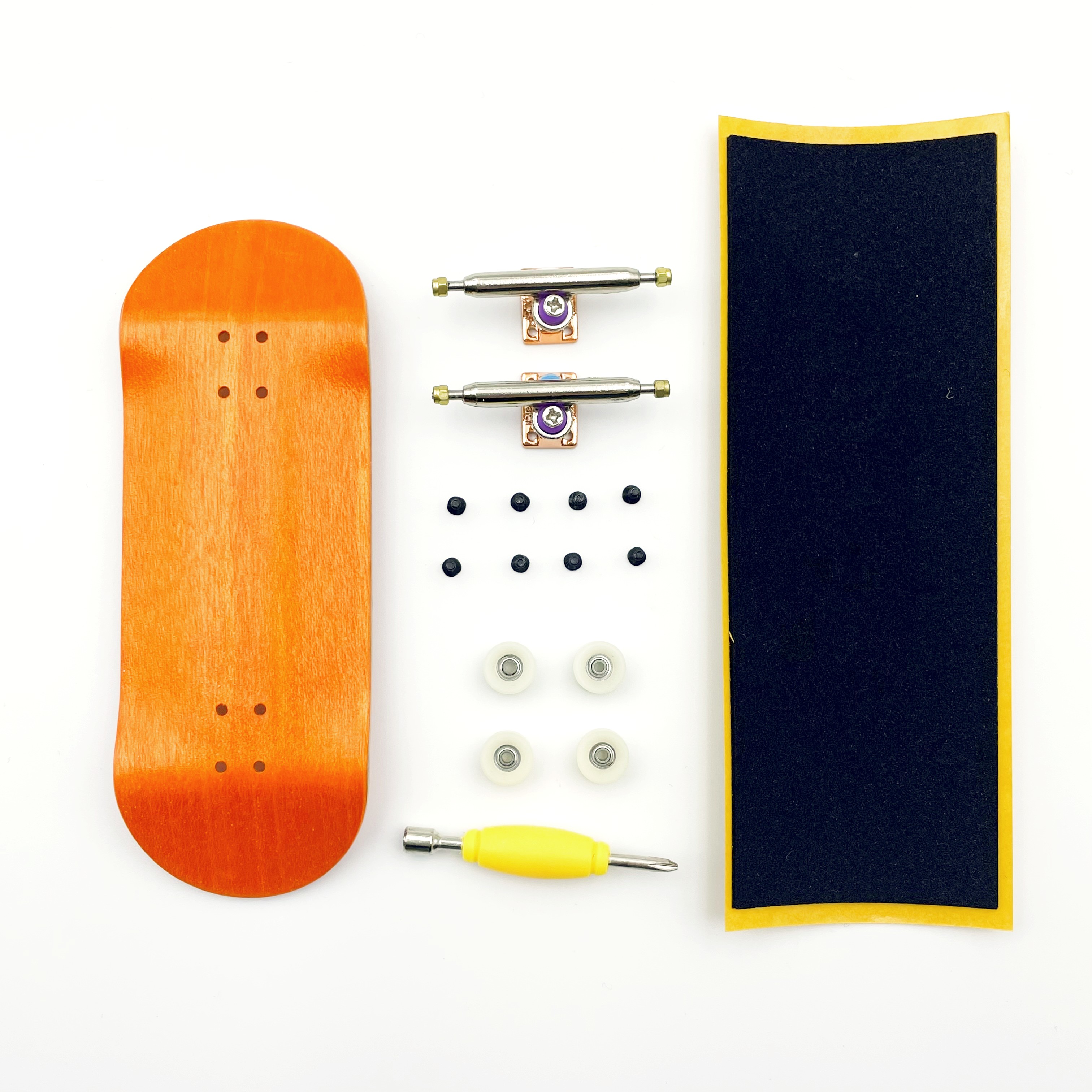 97*34mm Fingerboard Set Low Concave Handmade Deck Professional V2 Finger Skateboard Trucks ABEC 7 Bearing Urethane Wheels
