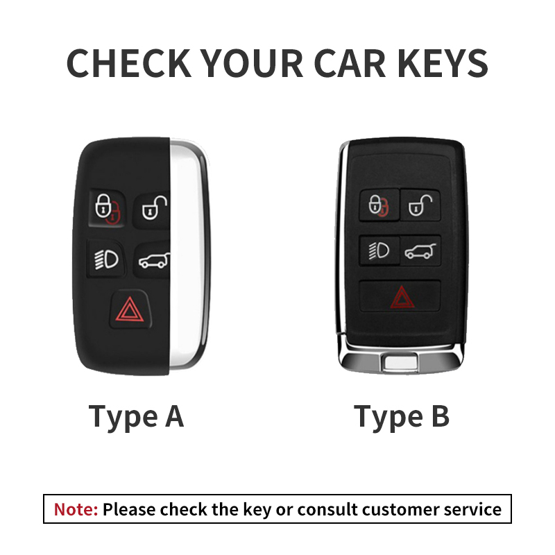 Leather Car Key Case Cover Holder Shell Keychain For Land Rover Range Rover Sport Discovery 3 4 Elander 2 Evoque Accessories