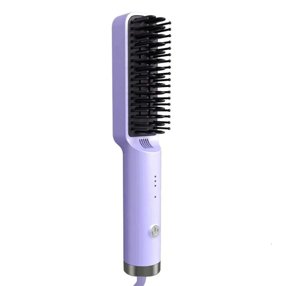 Electric Hot Straight Home Use Curly Hair Two-in-one Comb Three-speed Temperature For Different Needs F628-40