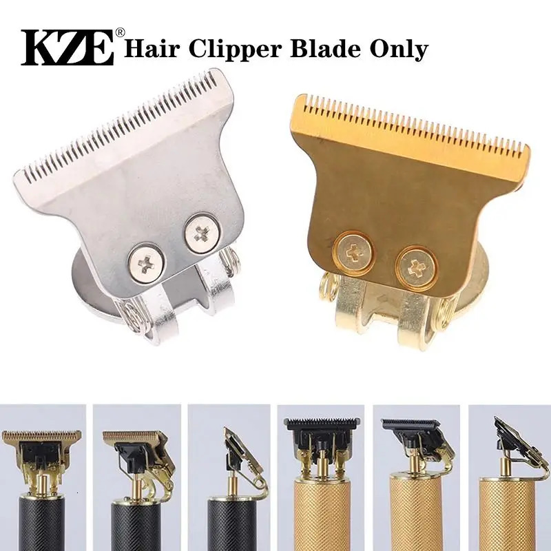 1pcs T-Shaped Hair Clipper Blade With Stand T9 Blade Trimmer Replacement Clipper Head 240627