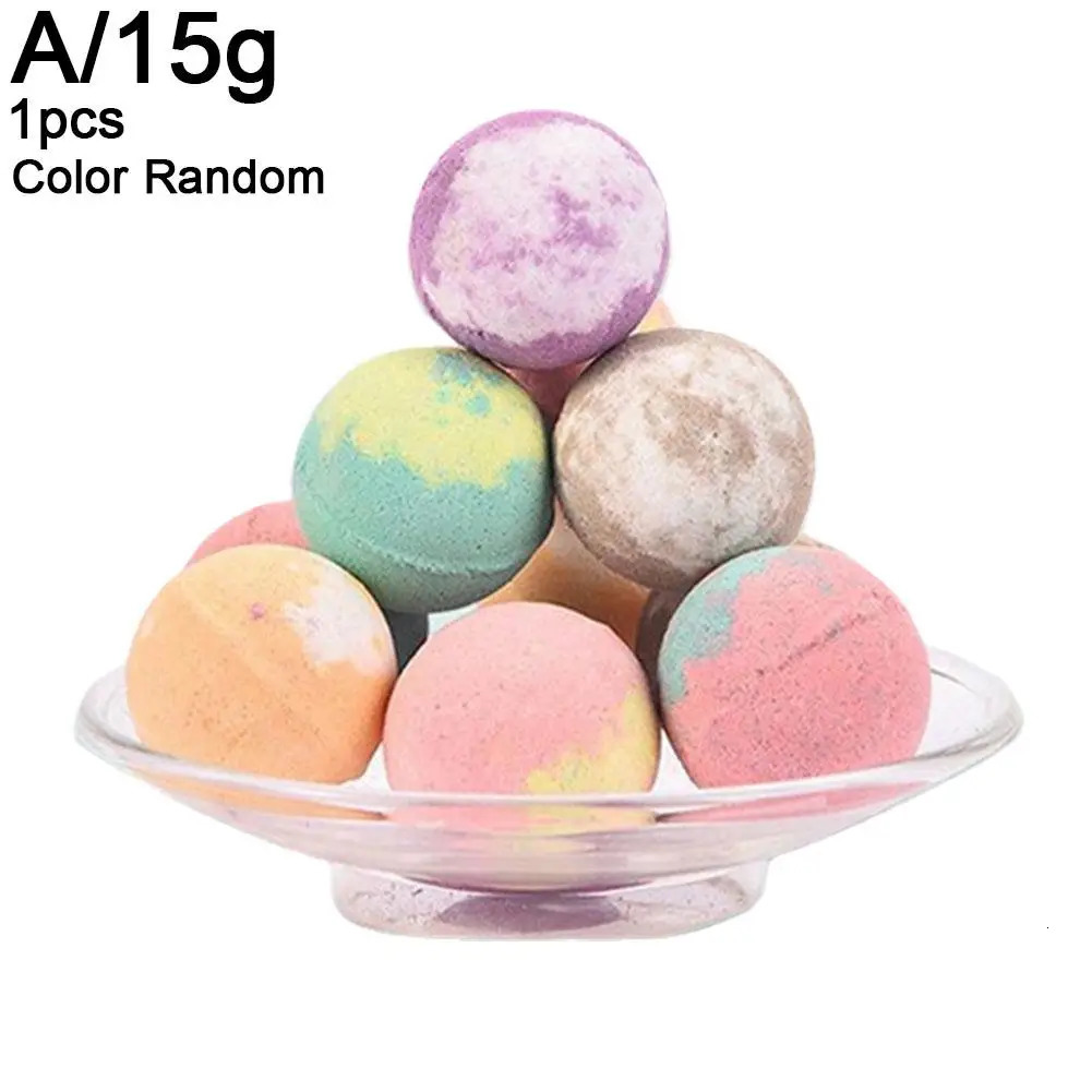 15g 30g Bubble Bath Ball Bombs Handmade Bath Bathing Relief Salt Body Ball Foot Moisturizing Ball Stress Spa Bath Exfoliati C8P8 240627