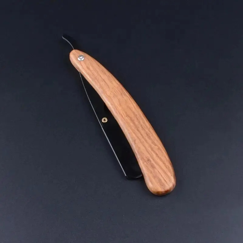 Beard Shaver Rosewood Fold Stainless Steel Beard Shaver Shave The Face Portable Folding Shaver For Men i240627