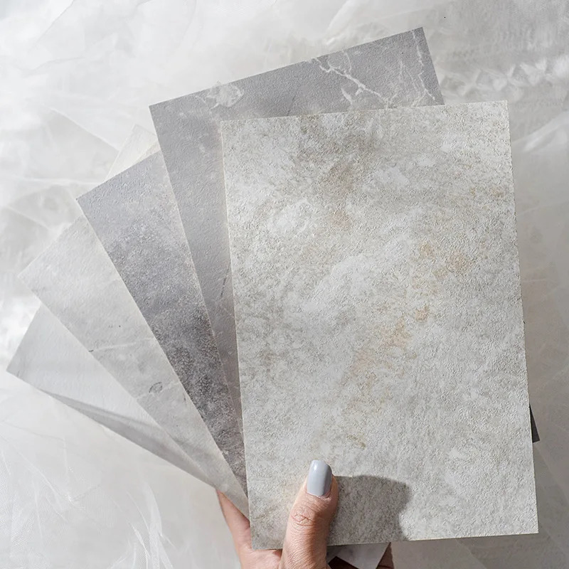 Nail Art Display Board with Gold Stands Holder Marble Pattern Background Pography Props Showcase Tools 240627