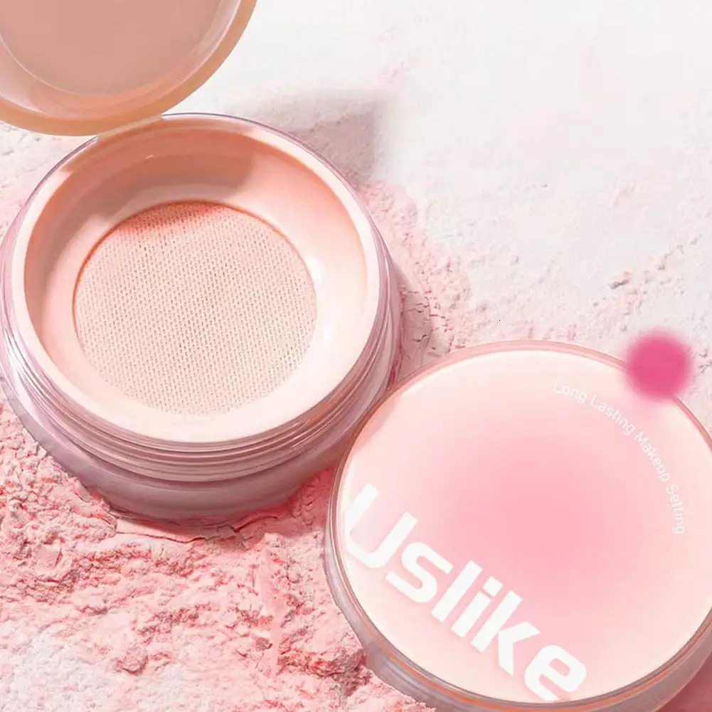 Loose Powder Waterproof Oil-control Long-lasting Face Compact Setting Powder Invisible Pores Makeup Cosmetics For Women 240627