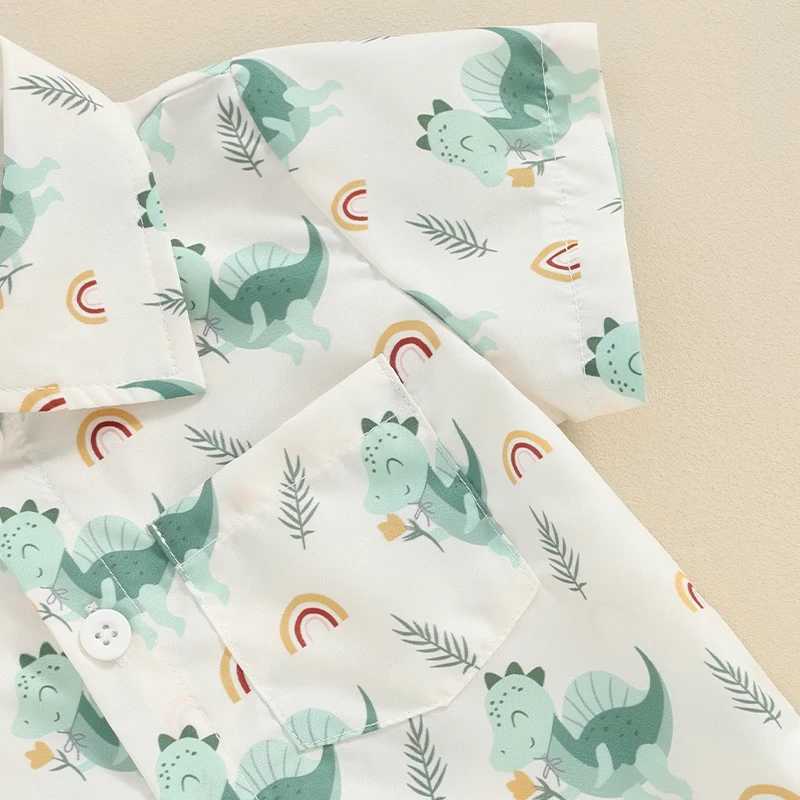 Pajamas Baby boy summer clothing set letter printed short sleeved T-shirt top baby clothing set WX5.31