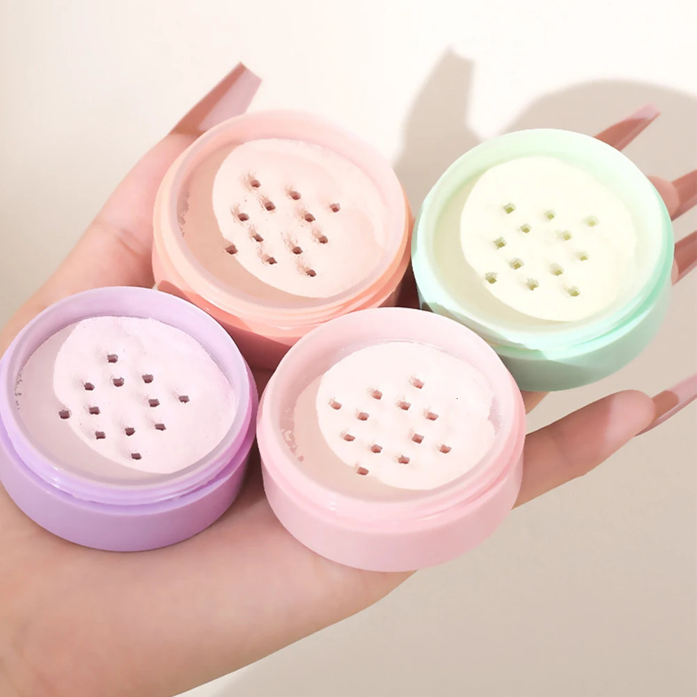 Loose Powder Makeup Oil-control Long Lasting Waterproof Cosmetic Face Powder Translucent Powder Highlighter Professional Makeup 240627