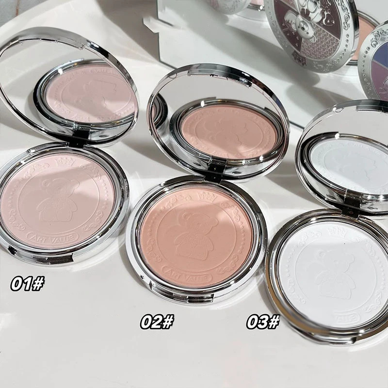 Concealer Air Cushion Fast Makeup Liquid Foundation Hard Take Off Makeup Women Makeup Replaceable Air Cushion Bear Powder 240627