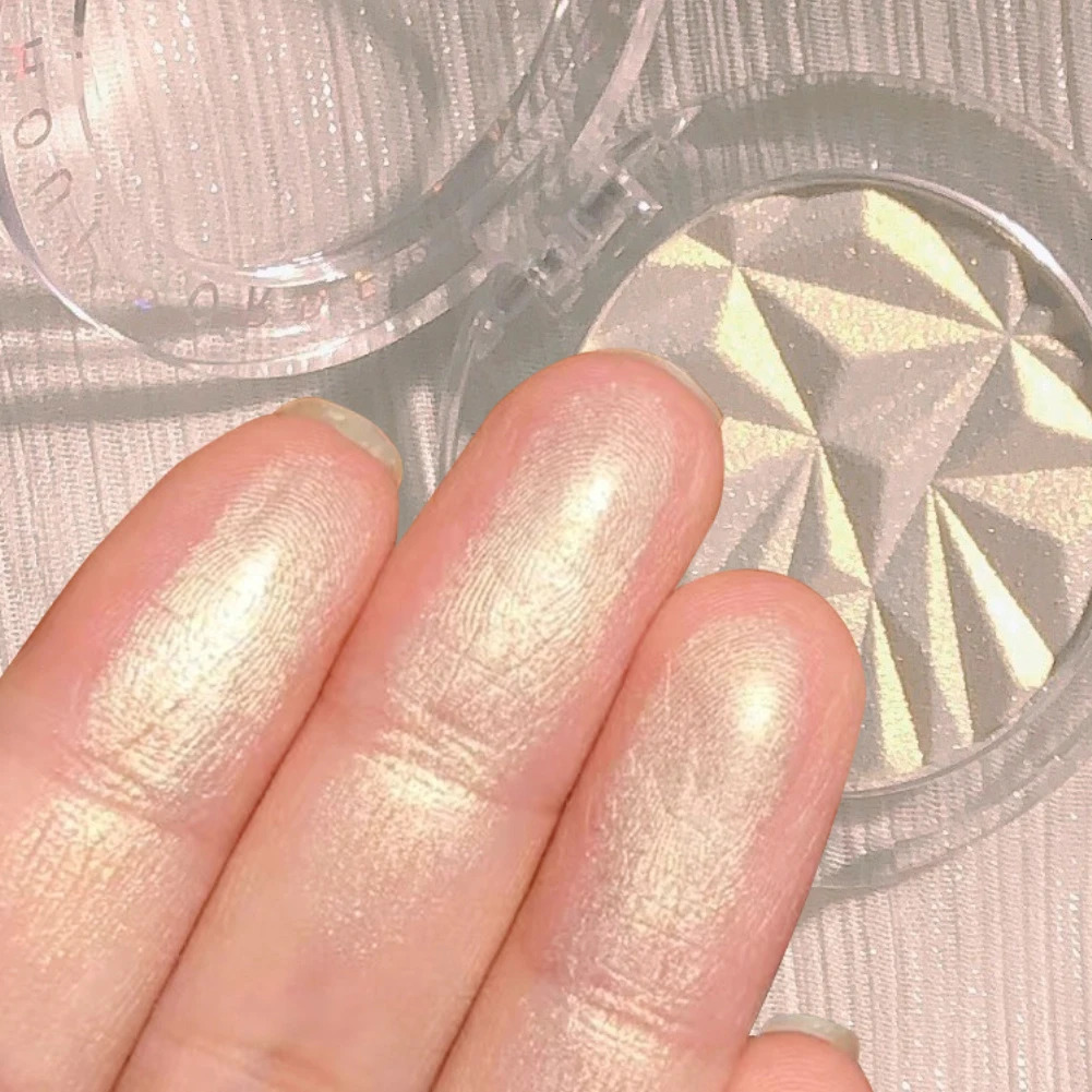 Highlighter Powder Glitter Powder Shimmer 3D Bronzer Matte Contour Blush Powder Makeup For Face Body Highlight Bronzers Makeup 240627