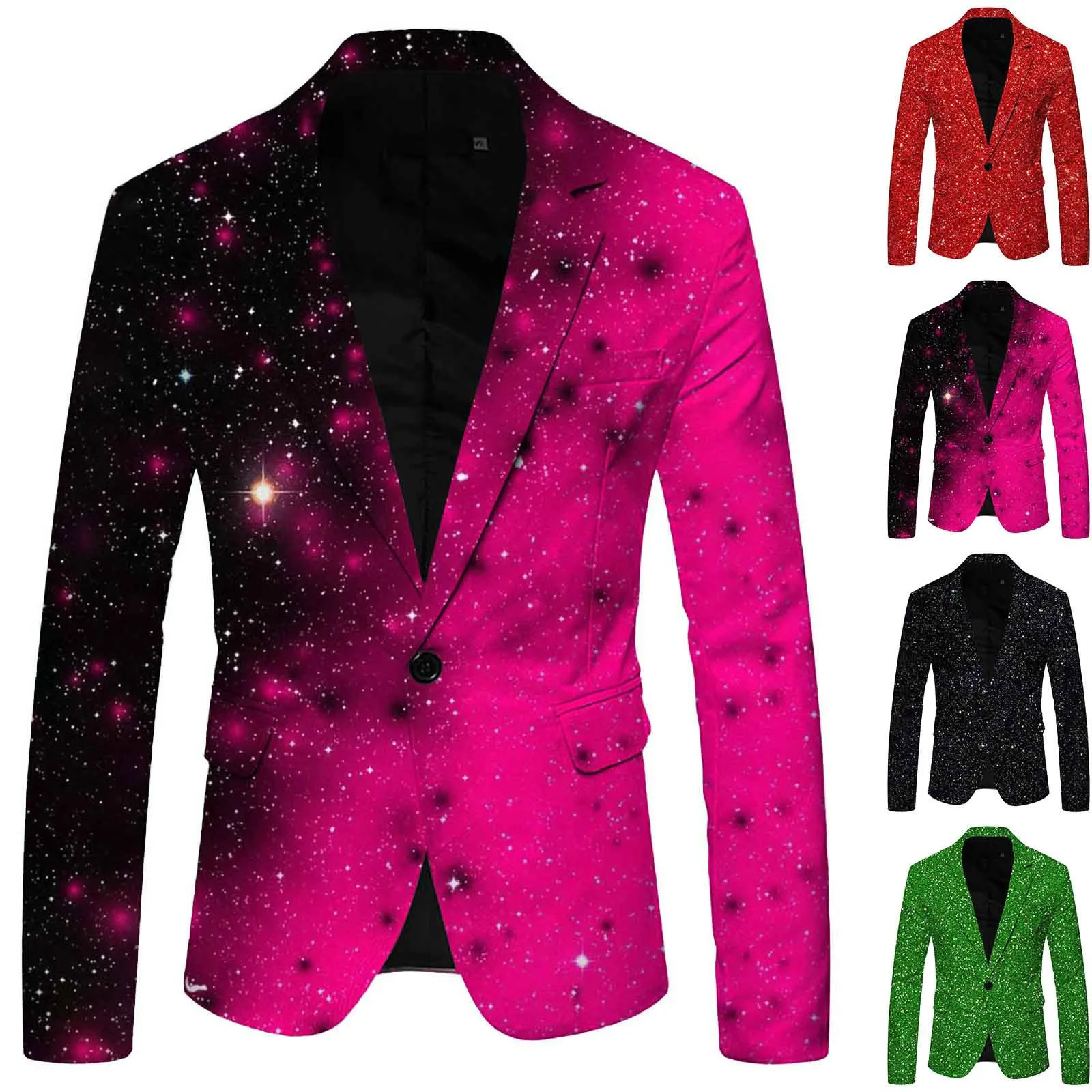 Shiny Gold Sequin Glitter Embellished Blazer Jacket Men Nightclub Prom Suit Blazer Men Costume Homme Stage Clothes For Singers 240626