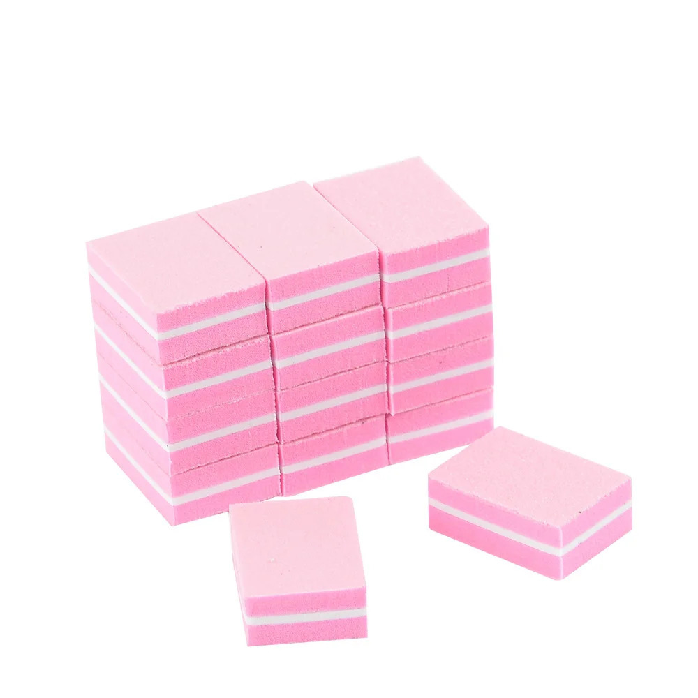 50pcs Double Sided Mini Nail File Block Sanding And Polishing Nail Care Tools Nail Care Filesanding And Polishing Nail File 240627