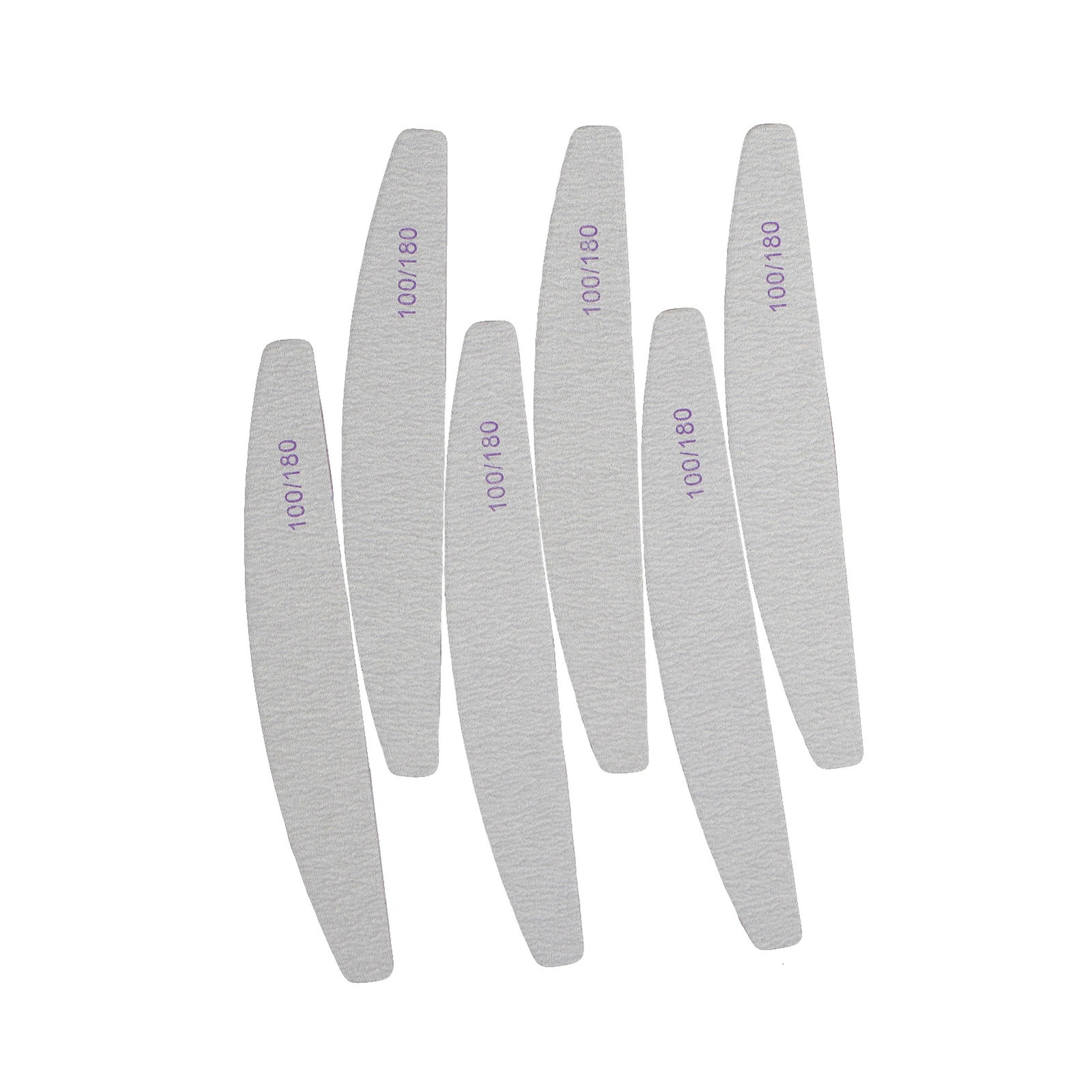 10pcs Different Shape Emery Nail File Personalized Nail File With Sanding Paper 100/180 240627