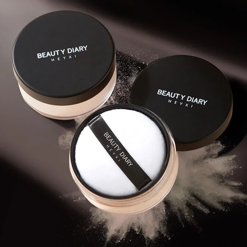 Loose Powder Oil Control Makeup Loose Powder Anti-Sweat Waterproof Matte Base Makeup Translucent Mist Face Makeup Setting Powder 240627