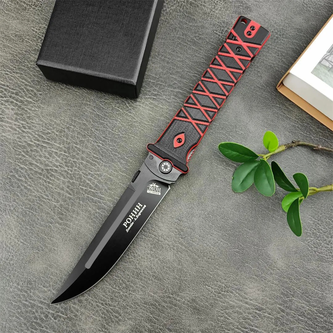 2Models Tactical RUSSIA-HOKC Noks Finka Rocket Folding Knife 440c steel blade G10 handle Knives survival outdoor camping self-defense tools