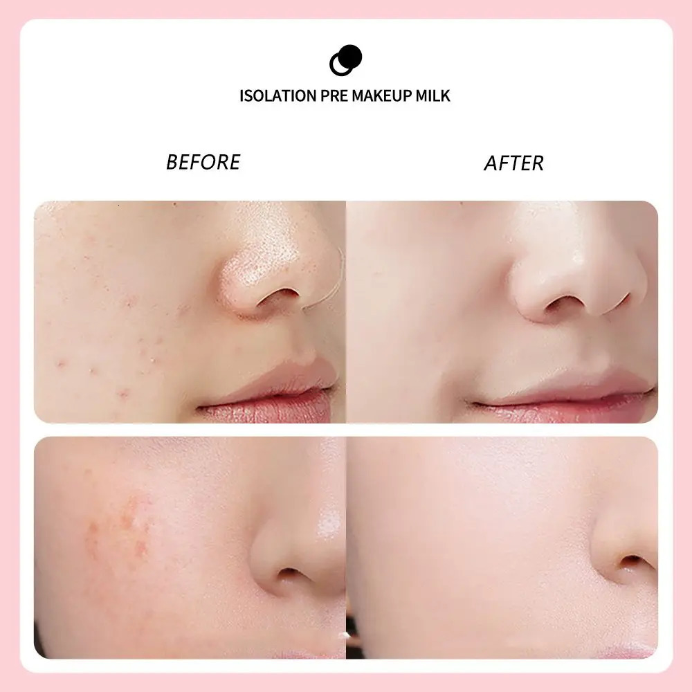 VEZE Foundation Breathable Lightweight Natural Cosmetic Concealer Pre-Makeup Primer Pore Eraser 240627