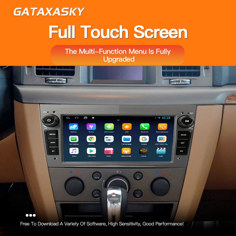 GATAXASKY Car Multimedia Android 10 Radio for Opel para Astra H J 2004 Vauxhall Meriva Vectra Antara Zafira Corsa Carplay Stereo