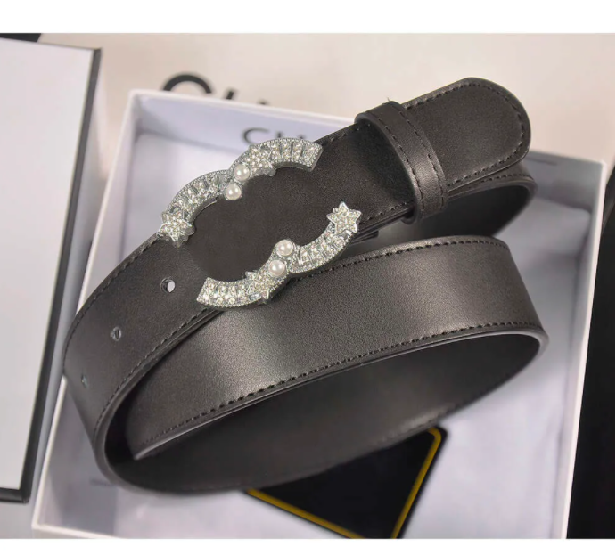 designer belt Designer Women Belt Fashion Diamond Pearl Set Width 3.3cm Classic Mens Casual Womens Belts Multiple Color Optional belt for woman designer