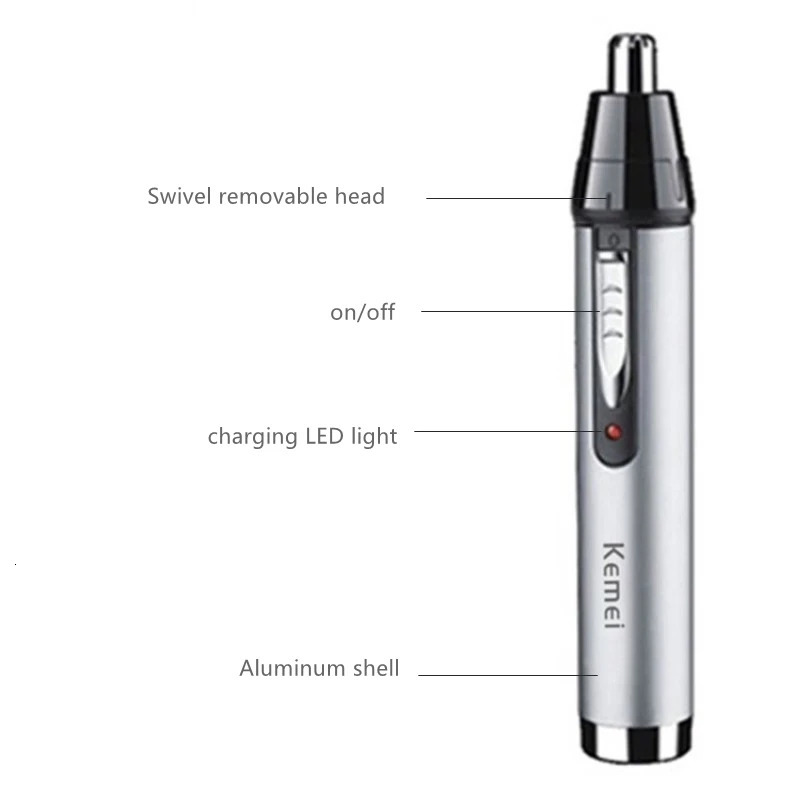 Origina all in1 Rechargeable Nose Ear Hair Trimmer For Men Grooming Kit Electric Eyebrow Beard Trimer Nose And Ears Trimmer 240627