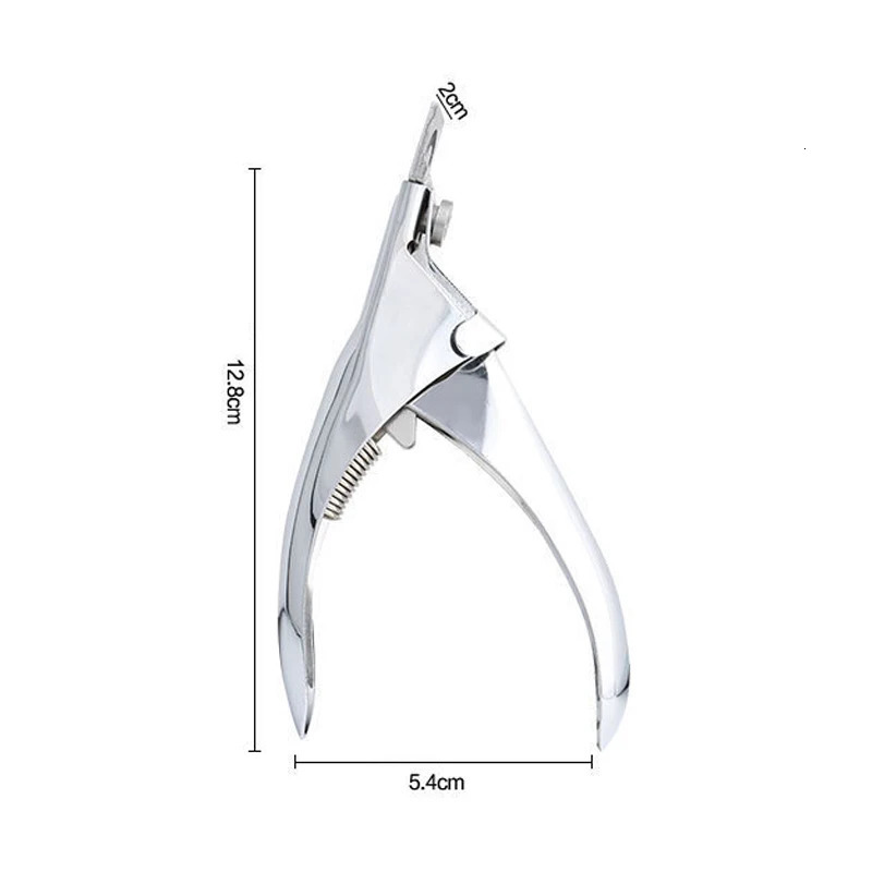 3 Colors U Word Cutting Nail Art Clippers French False Nail Tips Edge Cutters Stainless Steel Trimmers DIY Manicure Tool 240627