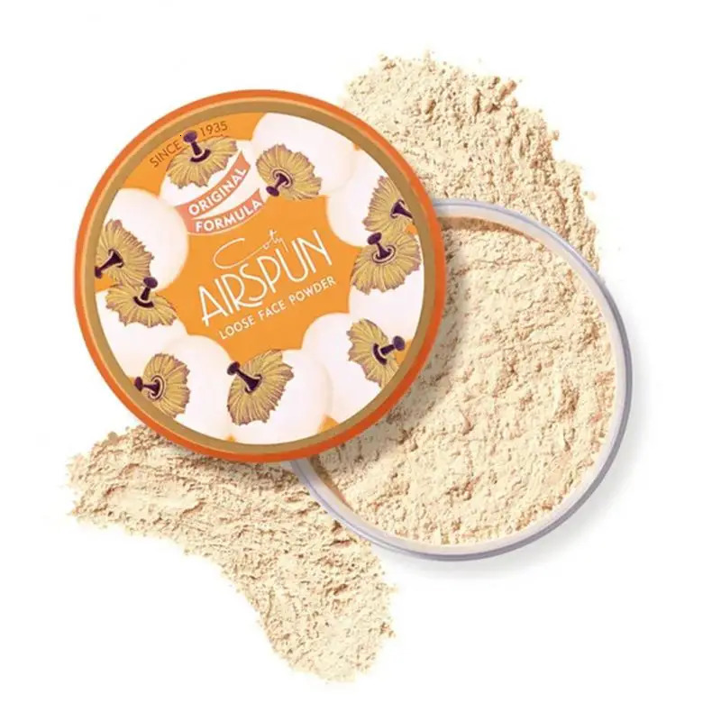65g Matte Finish Loose Powder Translucent Makeup Powder Professional Face Oil Control Concealer Brighten Powder Invisible Pores 240627