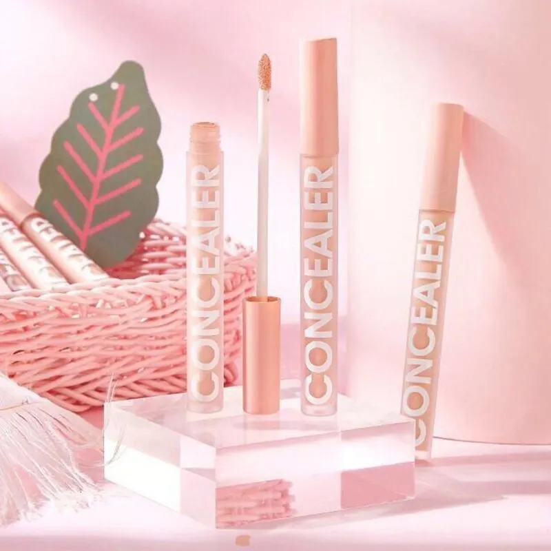 Liquid Concealer Waterproof Face Concealer Cream Long Lasting Cover Dark Eye Circles Makeup Effect Beauty Tool 240627
