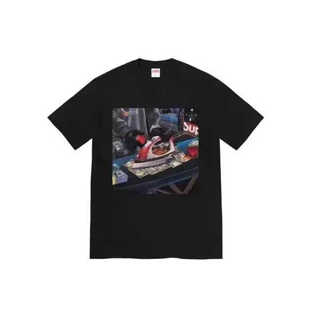 Men's T-Shirts Fashion Summer Pure Cotton Couple T-shirt Triangle Graffiti Print Loose Fashion T-shirt Hip Hop T-shirt T240628