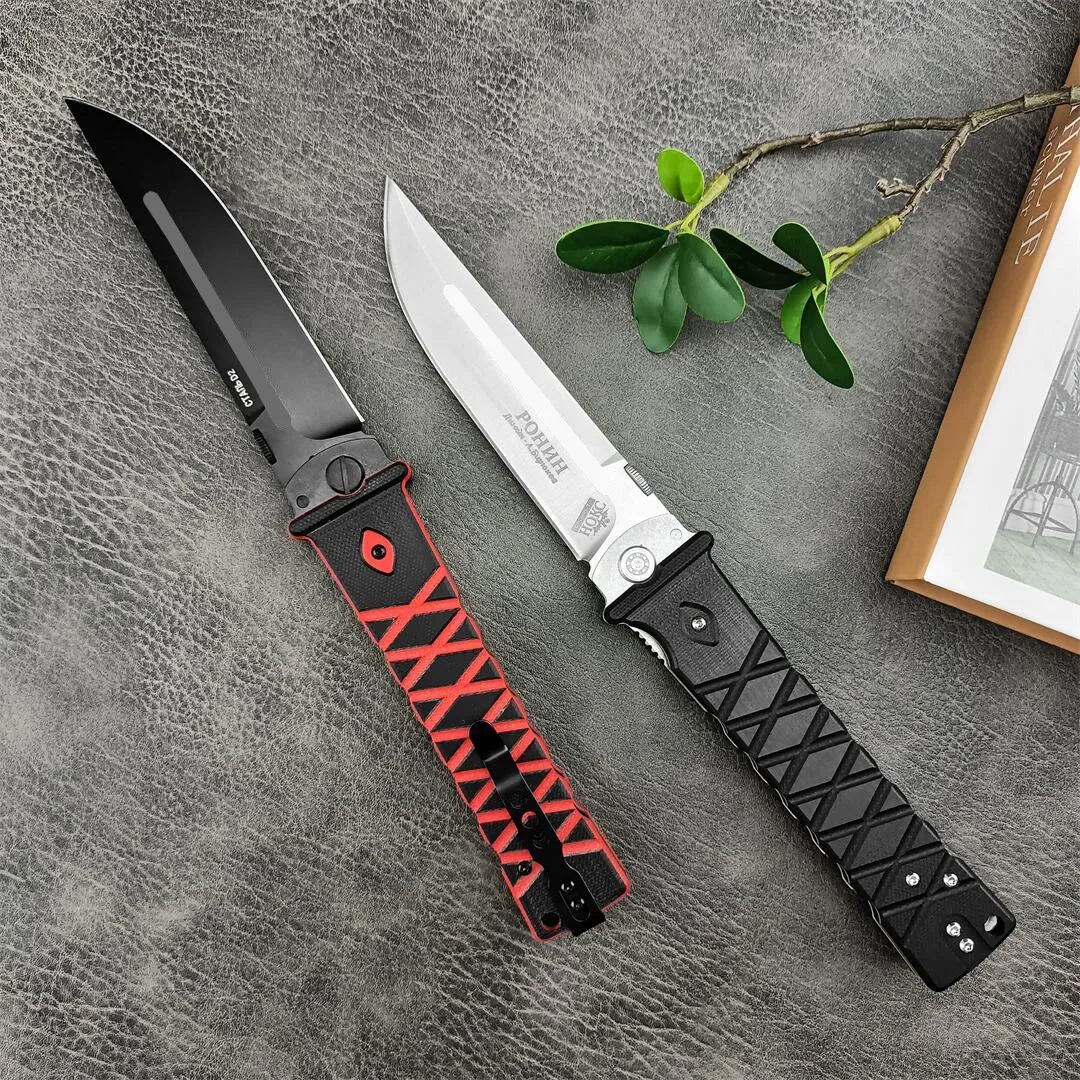 2Models Tactical RUSSIA-HOKC Noks Finka Rocket Folding Knife 440c steel blade G10 handle Knives survival outdoor camping self-defense tools