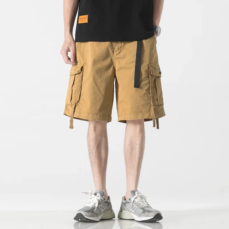 Big Size Cargo Shorts Men 100% cotton Tactical Patch Pockets Short Pants Outdoor Fishing Military Camo 240620