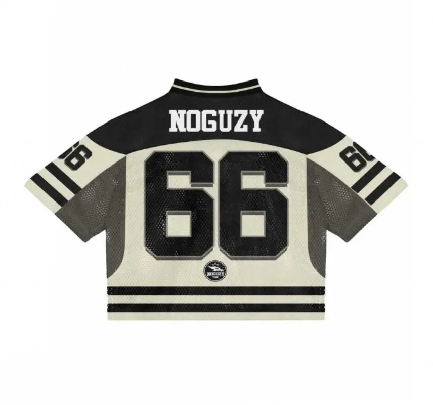 Y2K American hiphop stitching color geometric pattern oversized Tshirts men summer aesthetic trend casual couple tops 240619