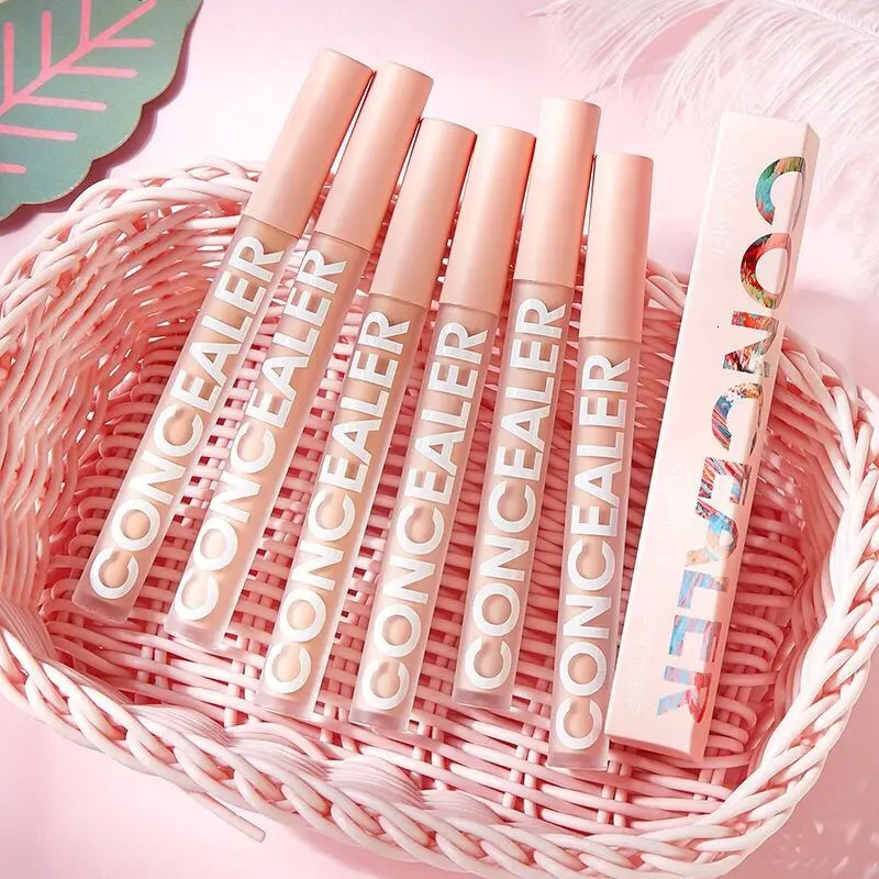 Liquid Concealer Waterproof Face Concealer Cream Long Lasting Cover Dark Eye Circles Makeup Effect Beauty Tool 240627