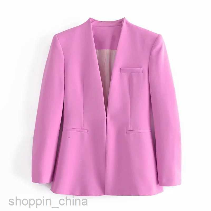 Women Jackets Coats Women's New Solid Color Small Suit Coat Women's Autumn A8GS66075A
