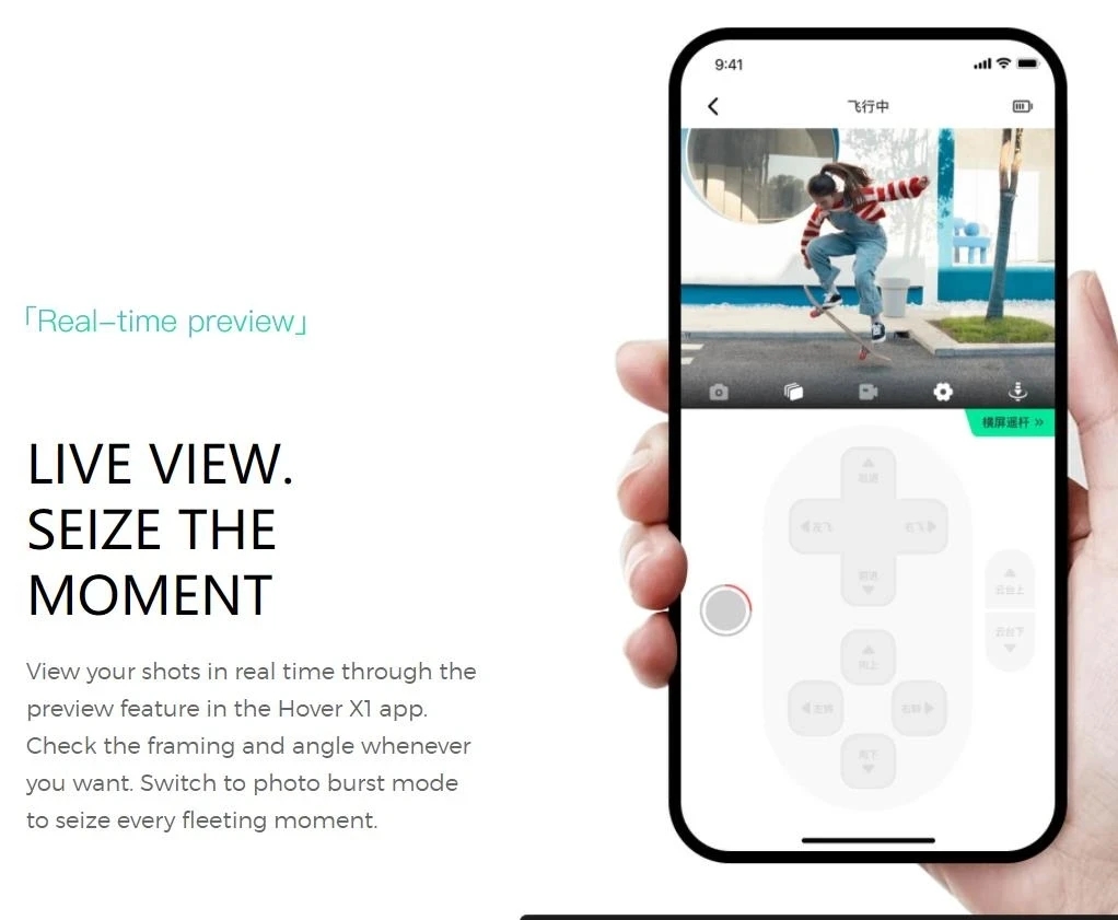 Hover Camera X1 125g Hoverair x1 Foldable Portable Unlock Advanced Shots Camera Drones Revolutionary Flying Camera Mini Drone