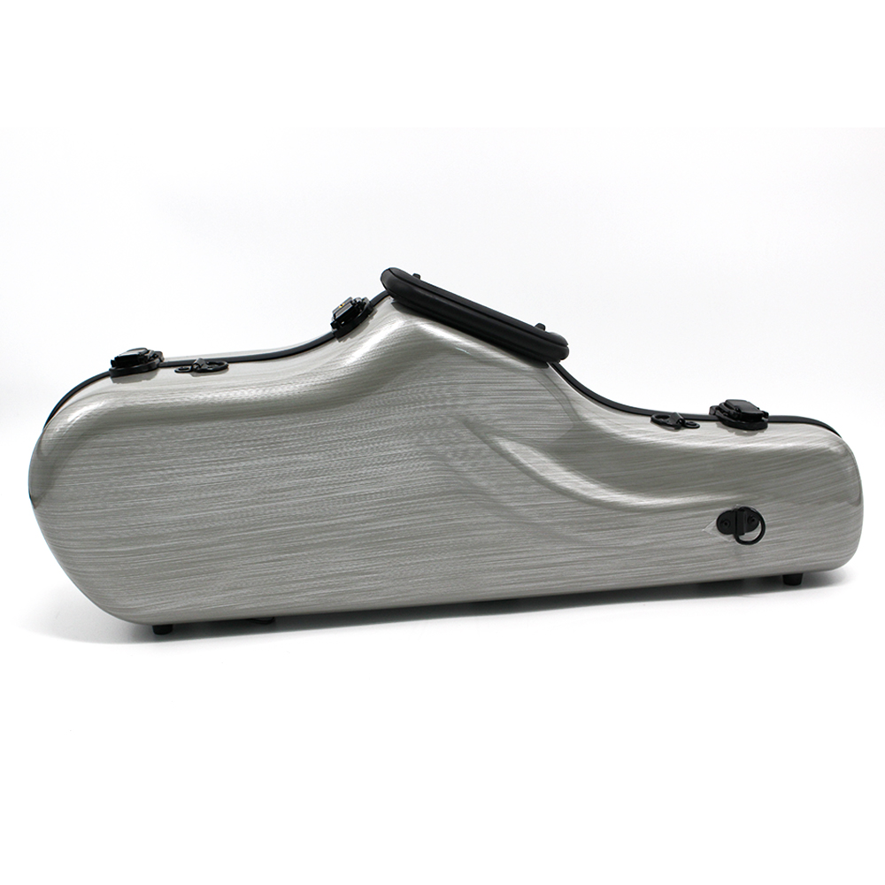 Good Quality Professional Silver PC Alto Saxophone Hard Case for Sale E Flat Saxophone Case
