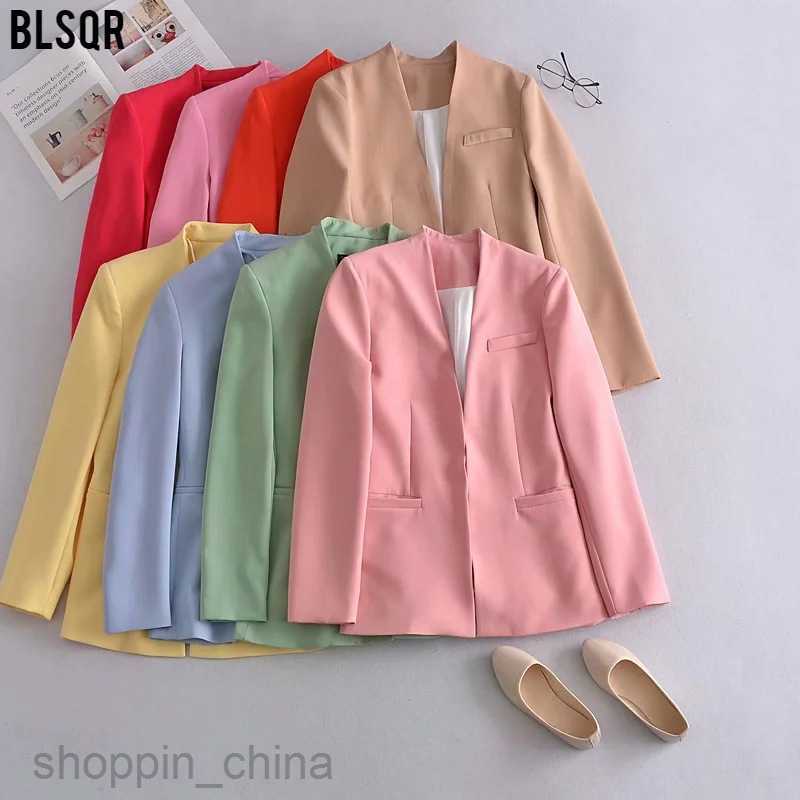 Women Jackets Coats Women's New Solid Color Small Suit Coat Women's Autumn A8GS66075A