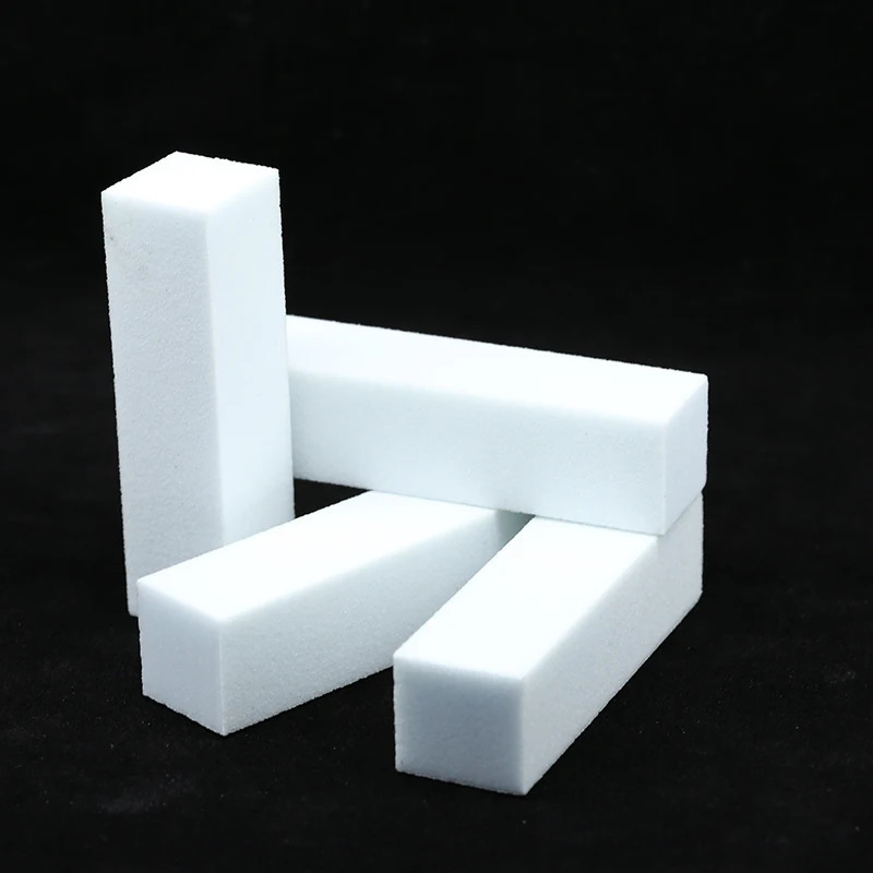 Nail Art Buffer Grinder Buffing Block White Nail File For Pedicure Tips Manicure Care Sponge Buffer Gel Polish Accessories Tools 240627