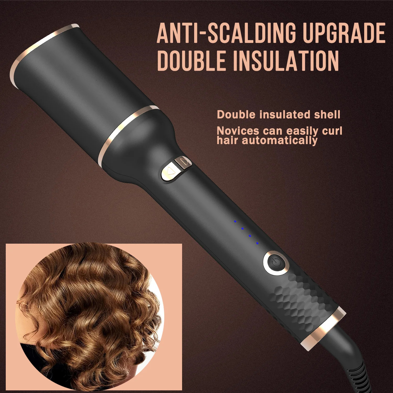 Automatic Hair Curler Auto Hair Curling Iron Ceramic Rotating Air Curler Air Spin Wand Styler Curl Machine Magic Hair Curler 240618
