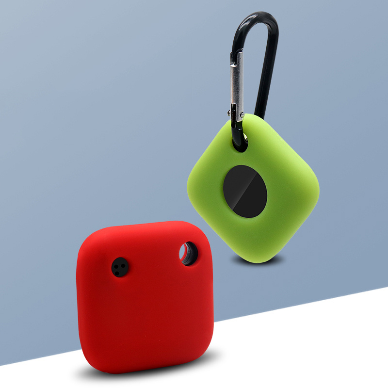 Compatible With Tile Mate Protective Cover With Keychain Portable Soft Silicone Case Protective Cover Practical Accessories