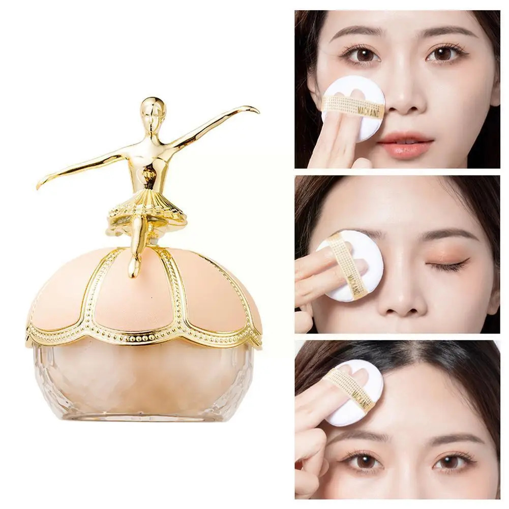 Ballet Makeup Powder Air Sense Makeup Oil Control Waterproof Loose Makeup 20g Powder Long-lasting Pores Invisible Greasy K9P9 240627