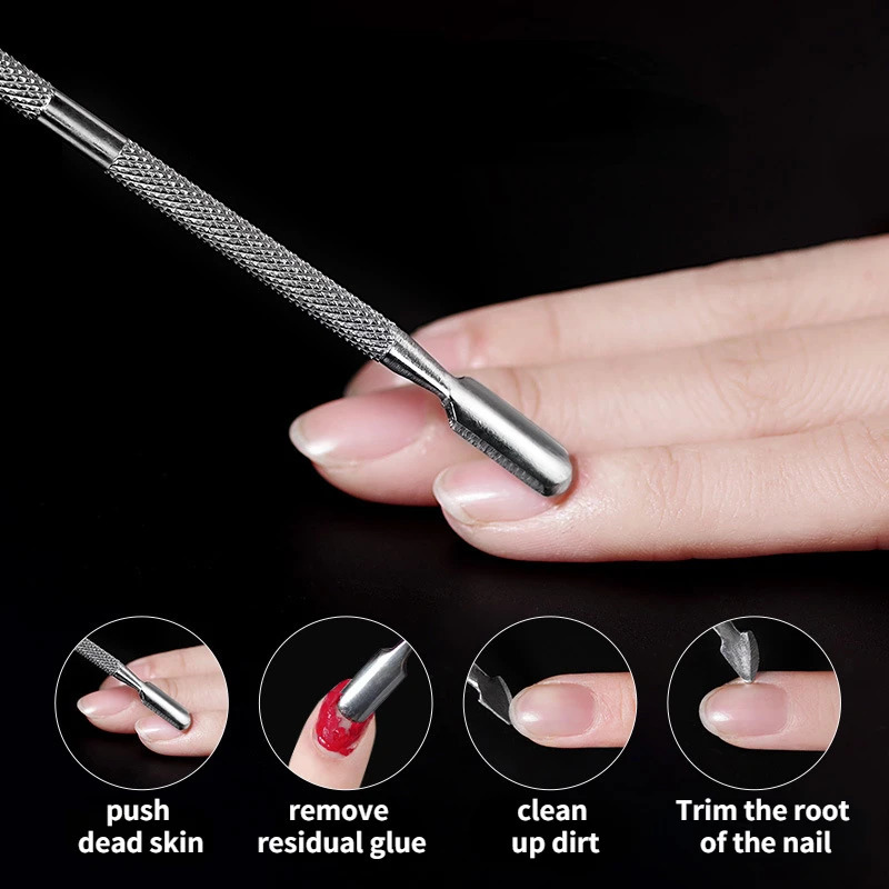 Nails Accesories Tools Professional Dead Skin Push Manicure Cuticle Pusher Nagelstyliste Benodigdheden r Nail Art Tools 240627