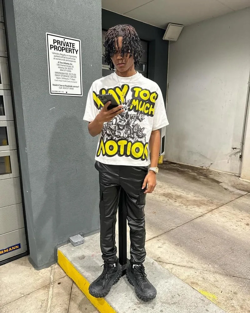 Y2K retro trendy Gothic versatile oversized prototype shortsleeved printed Tshirt mens street Harajuku casual loose top 240619