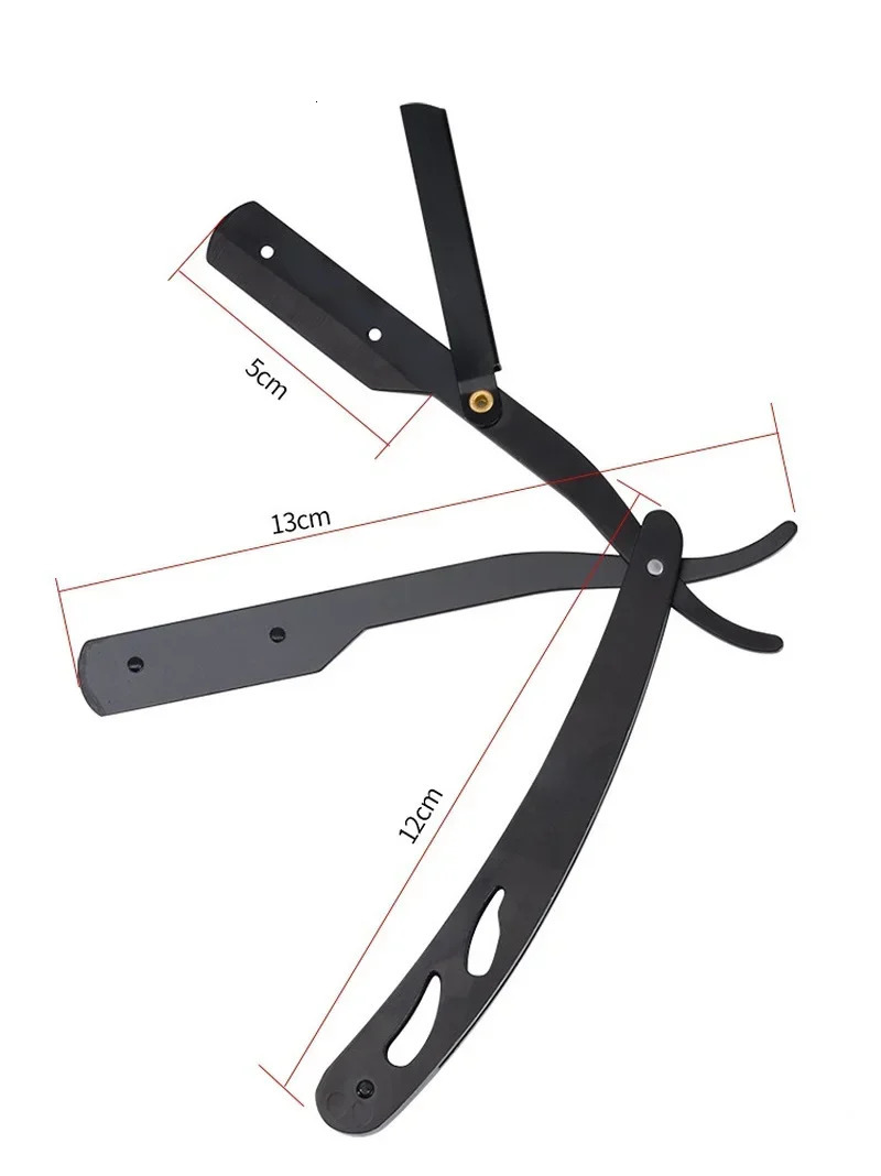 Manual Male Only Razor 2 Colors Professional Manual Razor Folding Stainless Steel Barber Razor Shaving with Razor Blade Shaving 240627