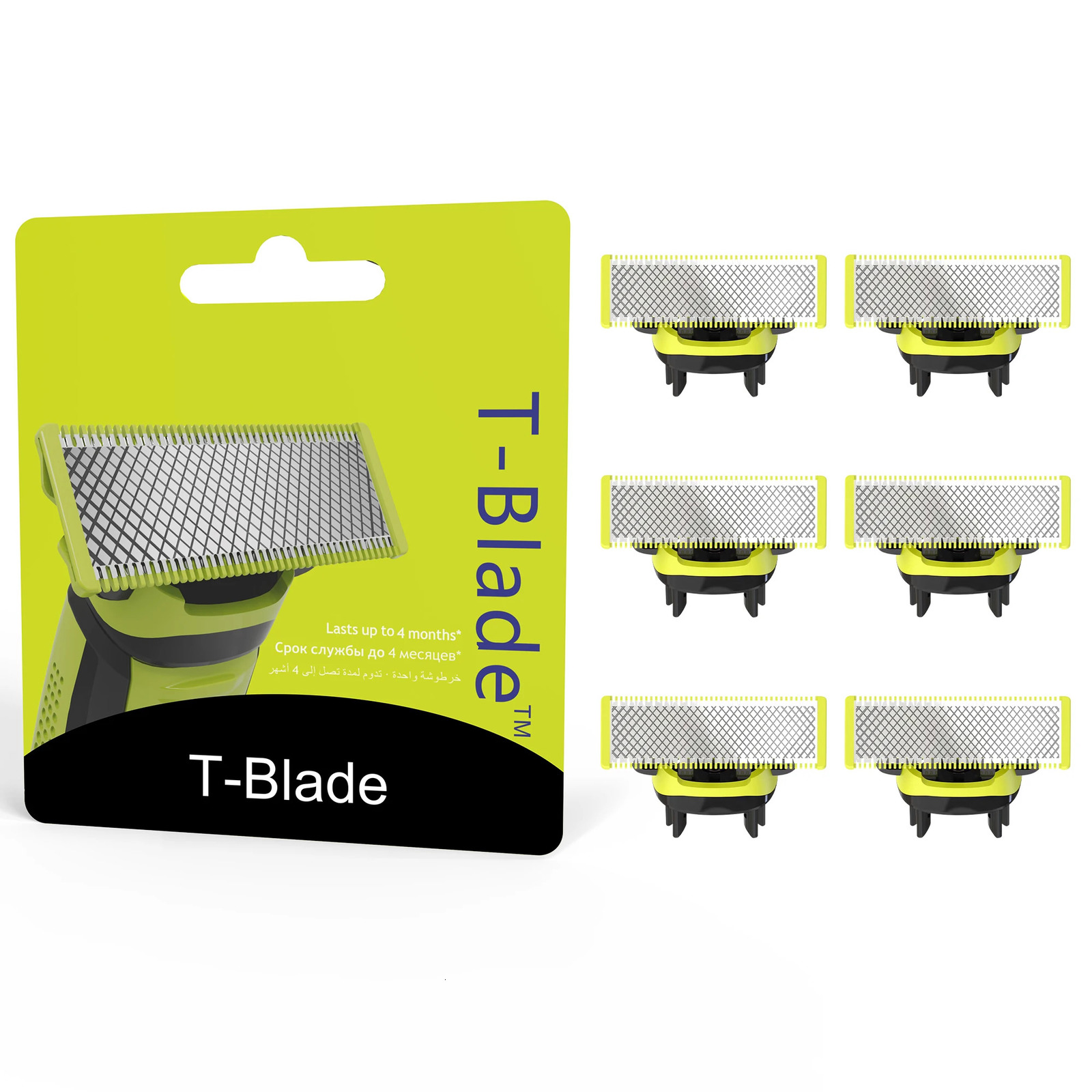 Replacement Heads for T-Blade Electric Trimmer Compatible with QP 23456812Count 240627