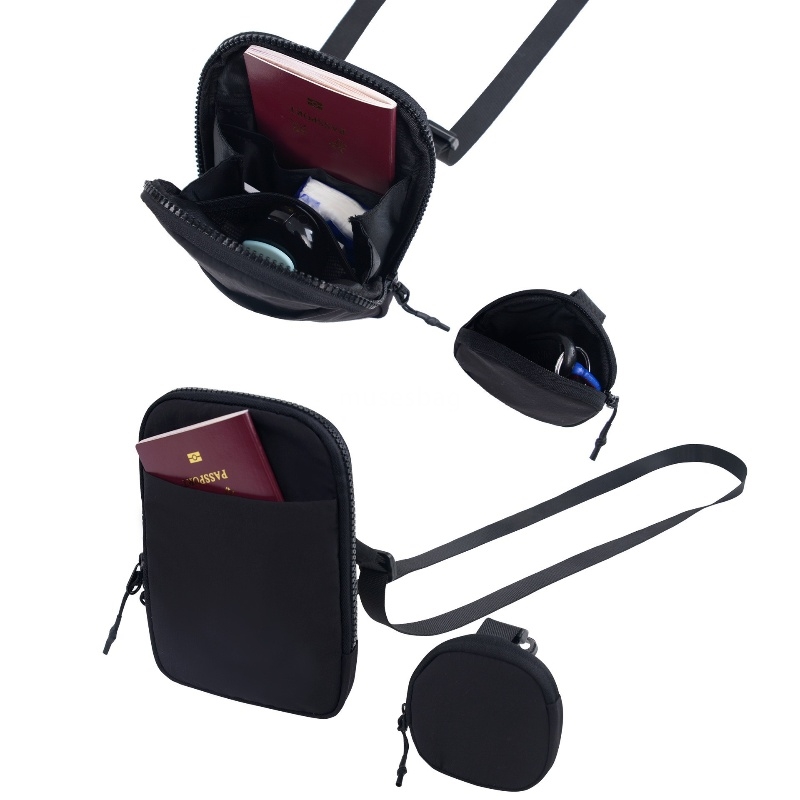 Fashionable men and women universal high-end adjustable simple and multifunctional crossbody detachable chest bag outdoor sports waterproof nylon wais