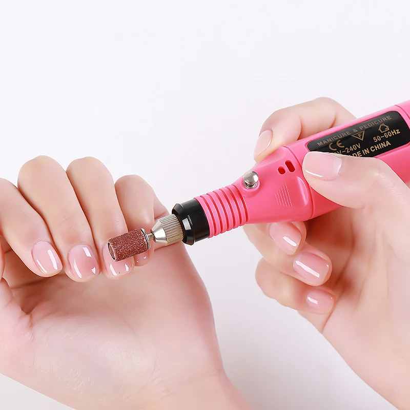 20000RPM Electric USB Nail Drill Machine Professional Manicure Pedicure Drill Set With Nail Drill Bits Polishing Equipment Tools 240627