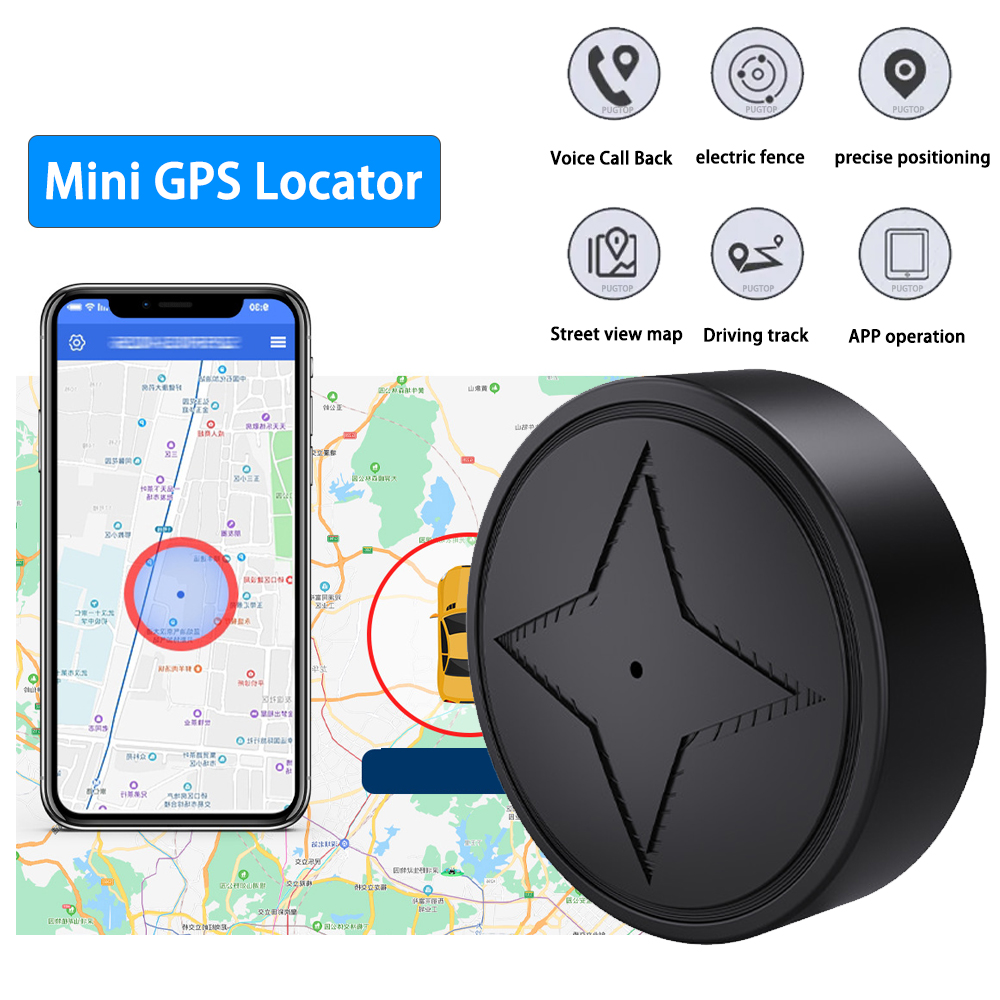 Mini GPS Tracker Strong Magnetic Mount Car Motorcycle Truck Trackers Vehicle Realtime Tracking Locator Anti-lost GPS Tracker
