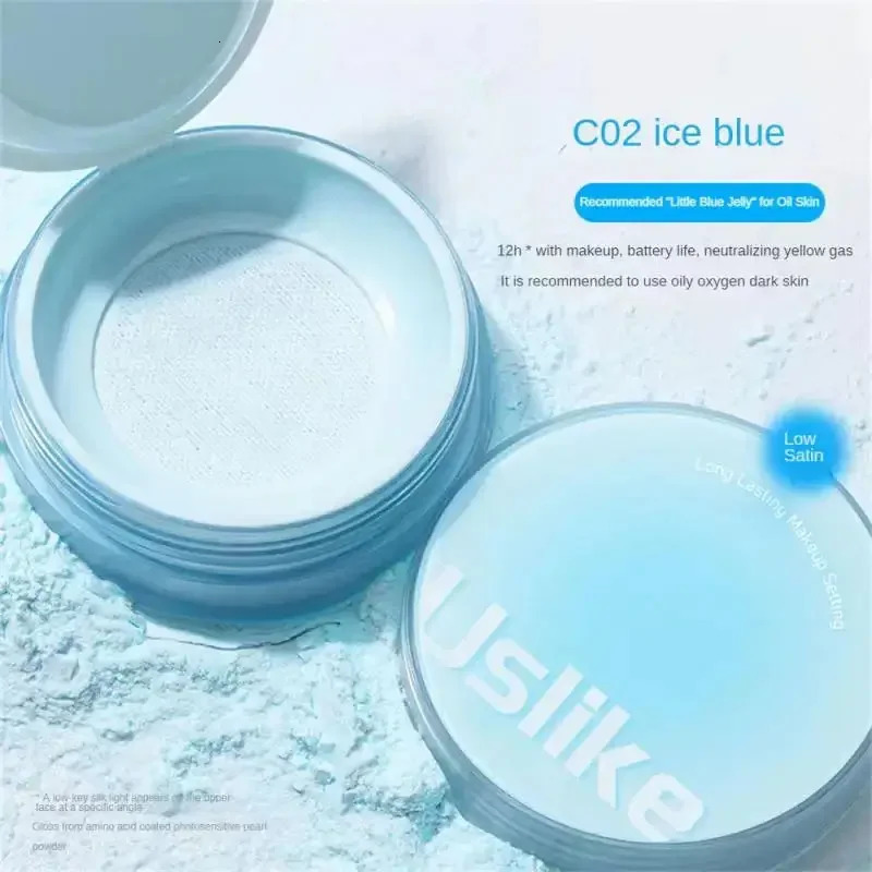 Jelly Loose Powder Oil Control Waterproof Makeup Oil-control Longlasting Lightweight Breathable and Sweatproof For 240627