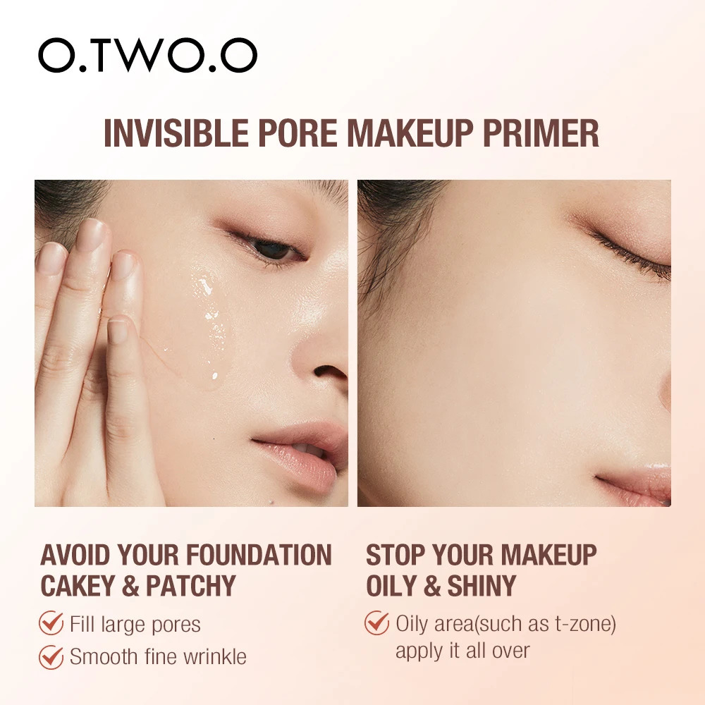 Wholesale Makeup Base Face Primer Gel Invisible Pore Light Oil-Free Makeup Finish Not Cakey Foundation Primer Cosmetics 240627