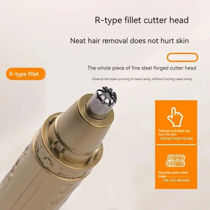 Golden Dragon And Phoenix Nose Hair Trimmer Clear Nostrils Small And Convenient Washing With Knife Head Unisex Convenience 240627