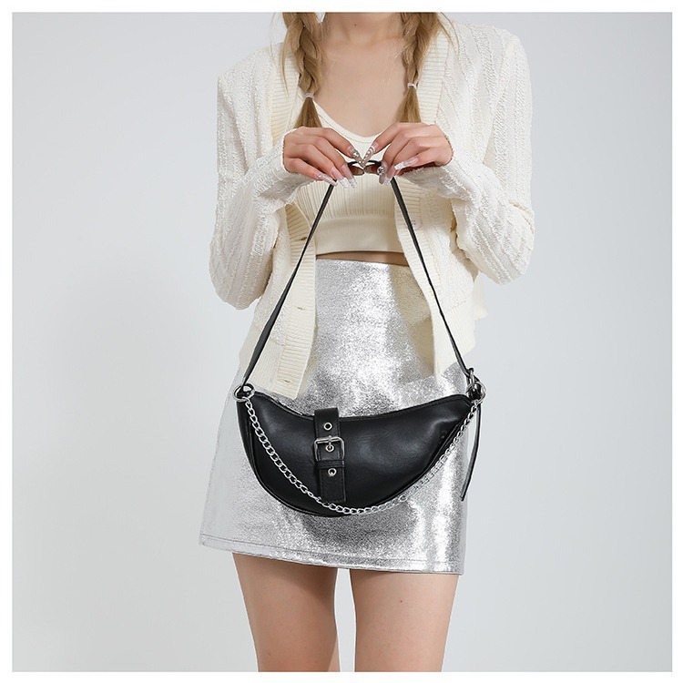 2025 Designer Crossbody Shoulder Women 3 Saddle Bag New Fashionable Versatile Casual Style Simple Exquisite Black Free shipping